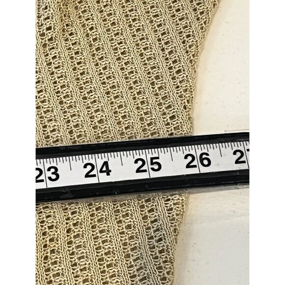 Time and Tru Sweater Womens Plus Size XXL 20 Cardigan Tan Knit Fall Work Casual - Picture 12 of 13